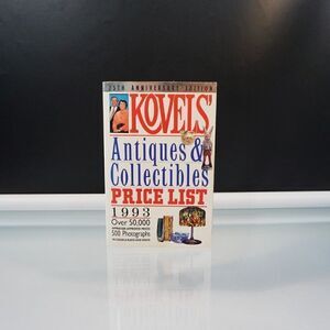 Vintage 1993 Kovels' Antiques and Collectibles Price List 25th Anniversary Ed